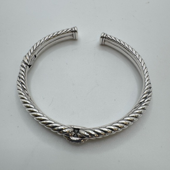 David yurman cable loop bracelet with pave diamonds - Picture 6 of 15